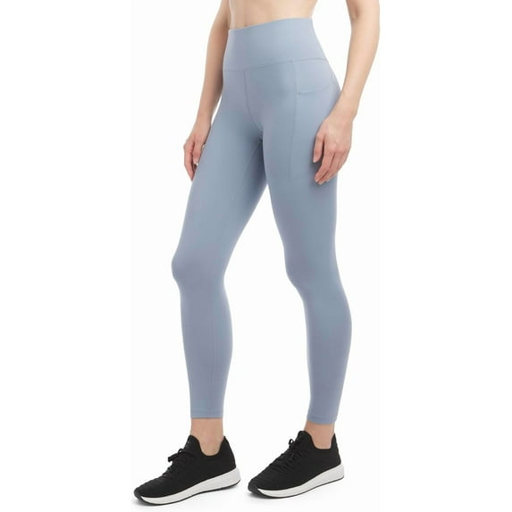 Danskin Women's Satin Stitch High Rise 7/8 Leggings - Nebula - Large