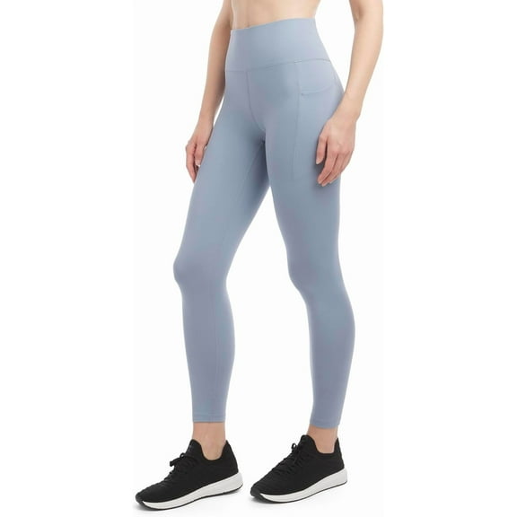 Danskin Women's Satin Stitch High Rise 7/8 Leggings - Nebula - Medium