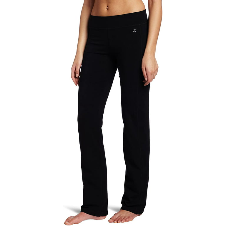 Danskin Women's Sleek-Fit Stretch Boot Cut Yoga Pant