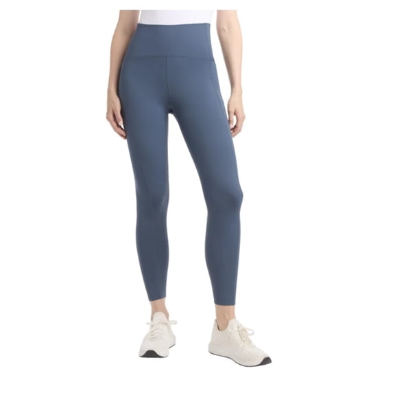 Danskin Women's Streamline Pocket Legging Pant (US, Alpha, Large, Regular, Regular, Light Navy (Blue))