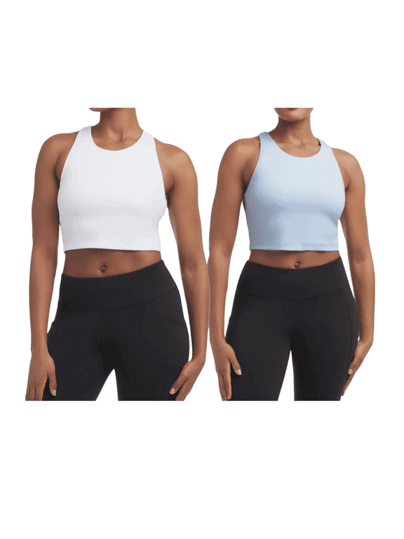 Women’s Studio Bra, Daydream Blue/White, Large