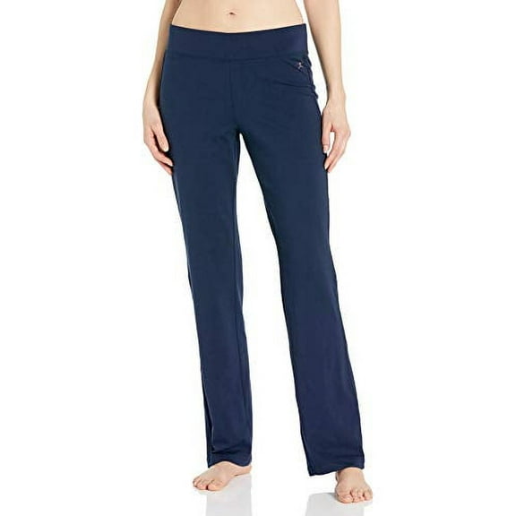 Danskin Women's Yoga Pant, Midnight Navy, XL