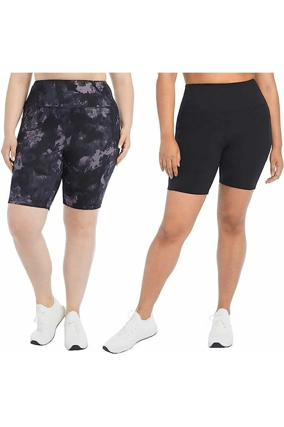 Womens 2 Pack Midweight Bike Short
