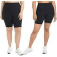 thumbnail image 1 of Danskin Womens 2 Pack Midweight Bike Short, 1 of 5