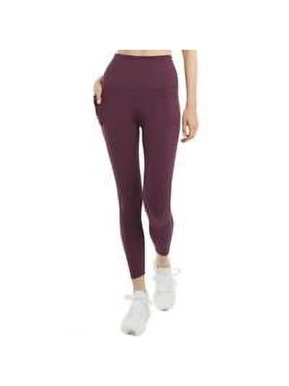 Womens 7/8 Brushed Legging Size X-Small Color Italian Plum