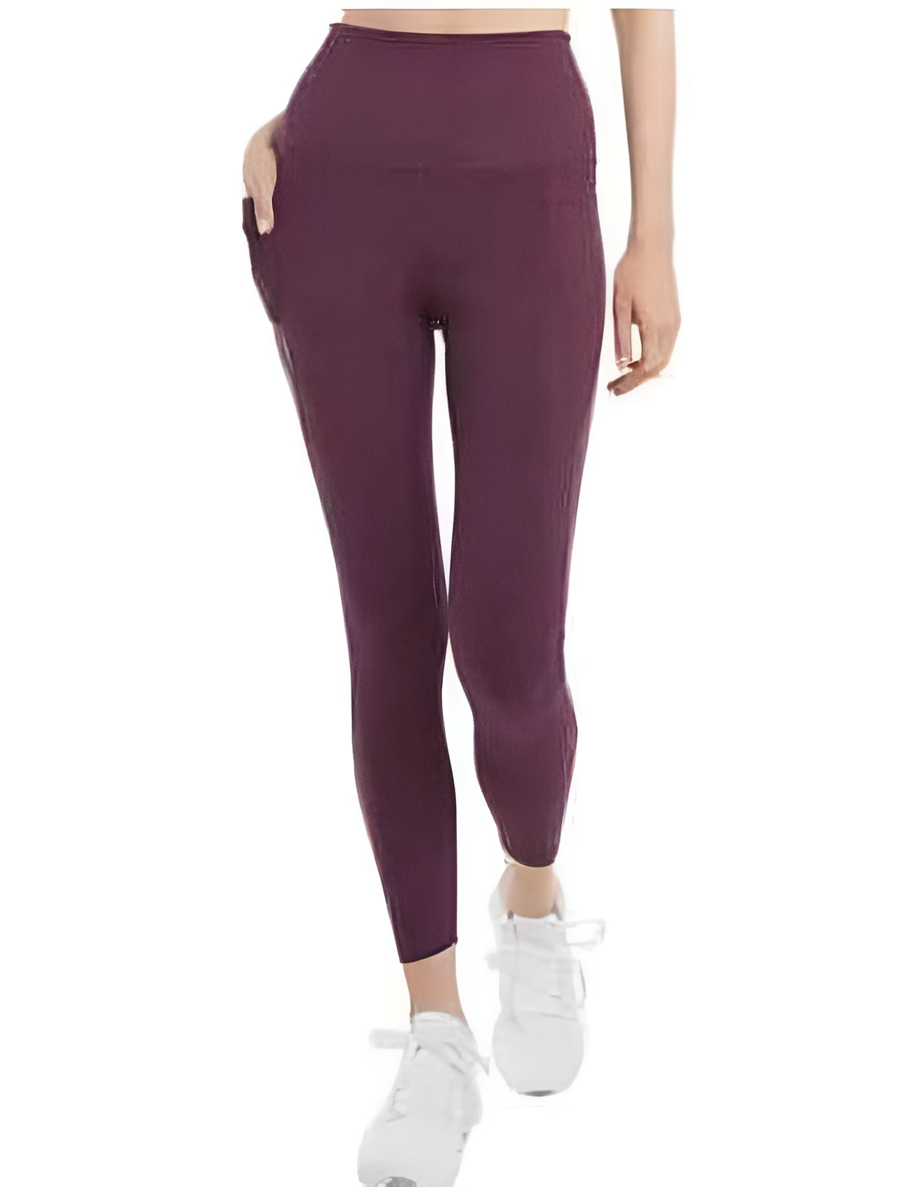 Leggings Danskin 7/8 Para Mujer - Doble Cepillado, Compresión, Bolsillos Laterales