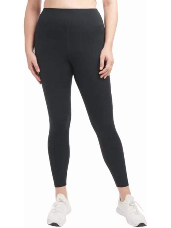 Women's High Waist Lightweight Legging Tight, Black, Large