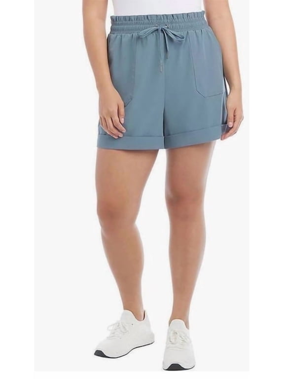Womens' Woven Paperbag Shorts - Large