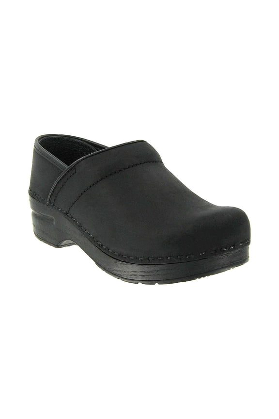 206-020202: Womens Professional Mule Black Slip-On
