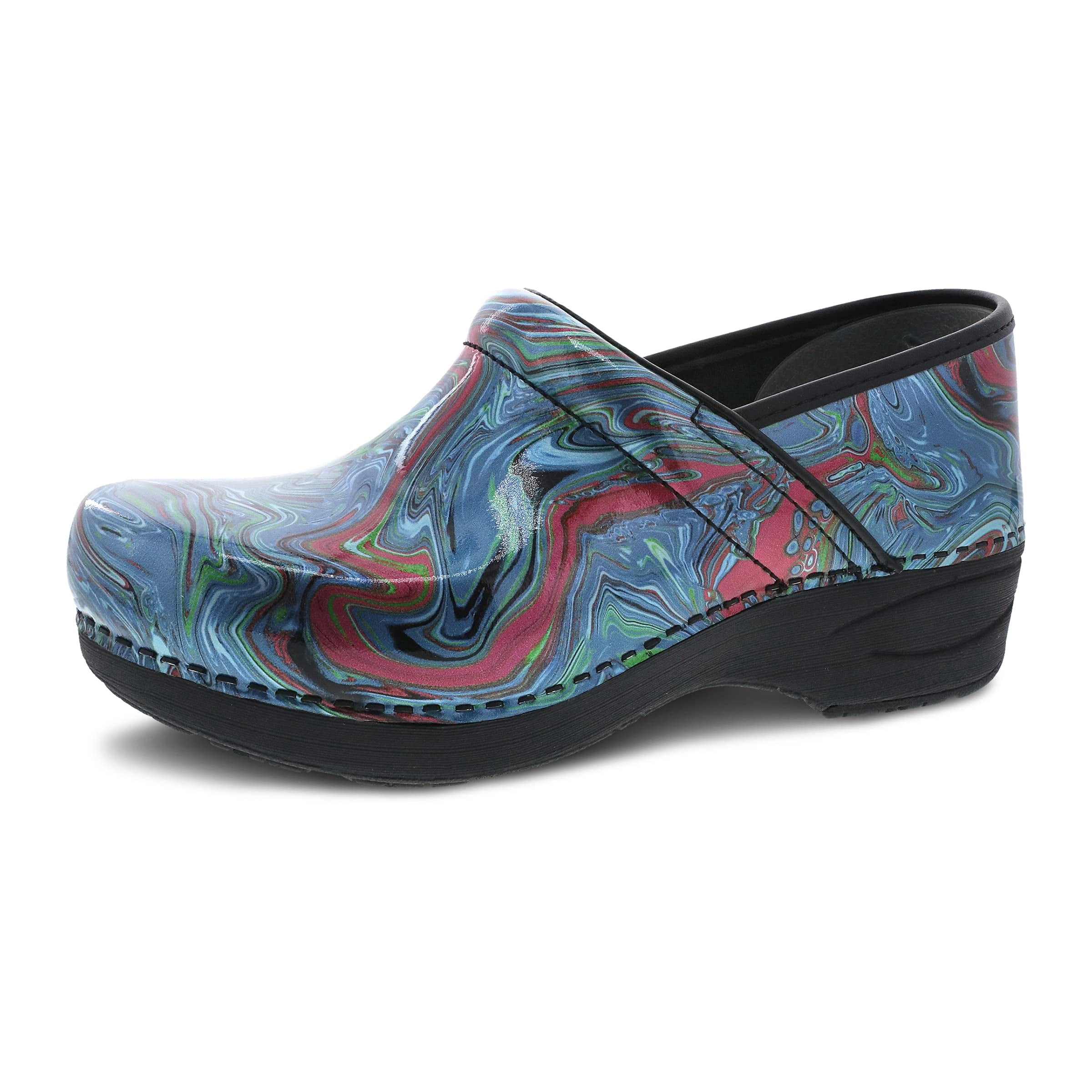 Dansko 395004020238 XP 2.0 Marble Swirl Patent XP 2.0 Clogs - Walmart.com