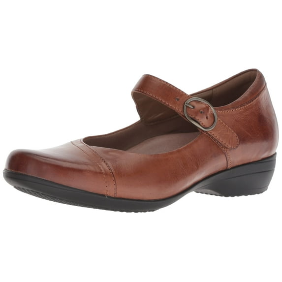 Dansko Fawna Shoes Chestnut Burn Calf