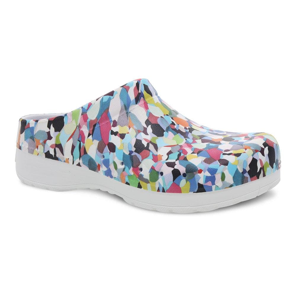 Dansko Kane Slip On Mule Clog for Women Lightweight Cushioned Comfort and Removable EVA Footbed with Arch Support Easy Clean Uppers