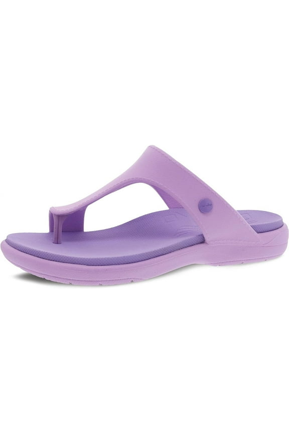 Krystal Molded Toe-Loop Sandals Purple EU: 37