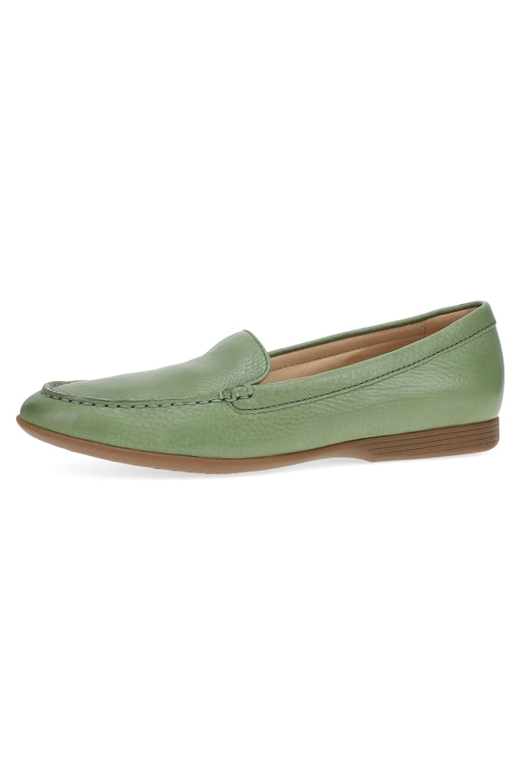 Lorri Slip-On Loafers for Women - Comfortable Flat Shoes with Arch Support - Versatile Casual to Dressy Footwear - Lightweight Rubber Outsole Jade 6.5-7 M US