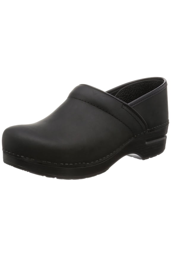 Women's Professional Mule, Black Oiled, 37 EU/6.5-7 M US