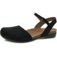 thumbnail image 1 of Dansko Rowan Sandal for Women - Memory Foam and Cork Footbed for Comfort and Arch Support - Lightweight Rubber Outsole for Long-Lasting Wear - Versatile Casual to Dressy Footwear Black, 1 of 7