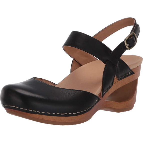 Dansko Taci Black Waxy Calf