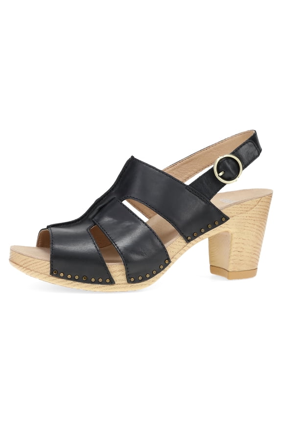 Tatiana Stylish Gladiator Sandal for Women - Luxe Leathers and a Heel for a Classy, All-Day Look - Cushioned Footbed for All-Day Comfort Black 9.5-10 M US