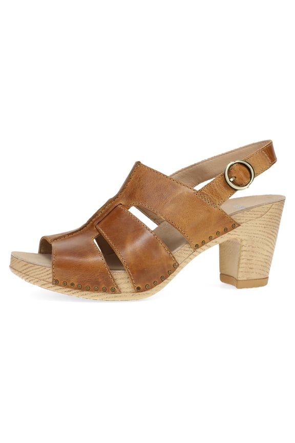 Tatiana Stylish Gladiator Sandal for Women - Luxe Leathers and a Heel for a Classy, All-Day Look - Cushioned Footbed for All-Day Comfort Tan 9.5-10 M US