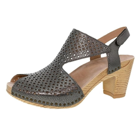 Dansko Teagan Metallic Gunmetal 3115-871400 Women's Size 41