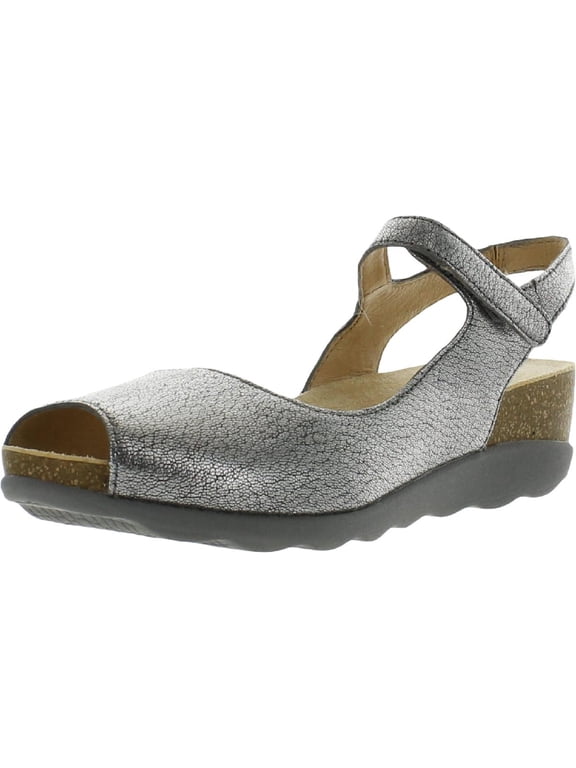 Womens Marcy Leather Ankle Strap D'Orsay