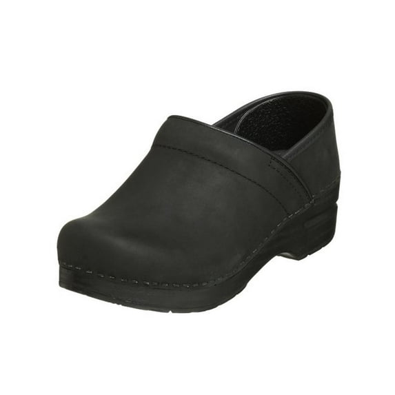 Dansko Womens Professional Oiled Leather Platforms Mules
