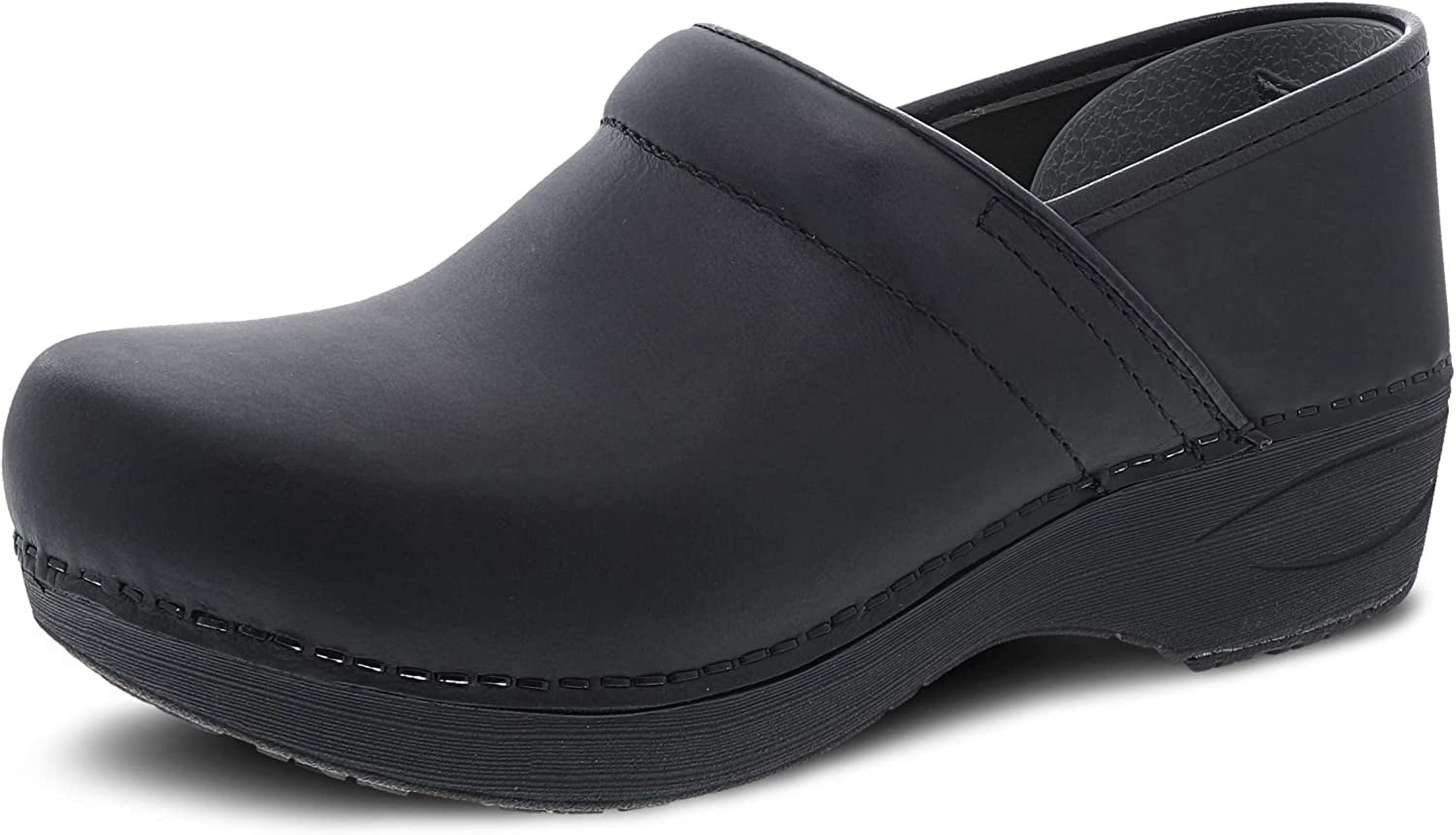 Dansko XP 2.0 Clogs for Women - Lightweight Slip-Resistant Footwear for Comfort and Support -Ideal for Long Standing Professionals -Food Service, Healthcare Professionals Wide Black Waterproof