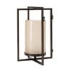 Danson Caged Hanging Candle Holder Bronze Metal