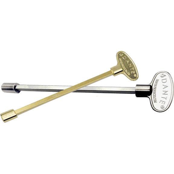 Dante 8" Replacement Universal Copper Key for Gas Valve 1/4" and 5/16" Sockets