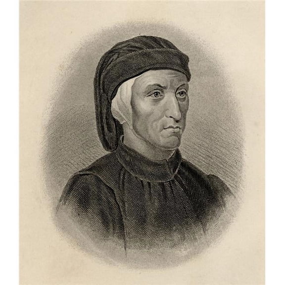 Dante Alighieri 1265-1321 Italian Poet From The Book The Vision Or Hell Poster Print - Large - 26 x 32