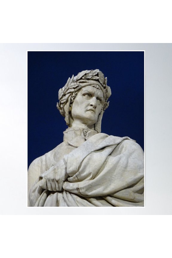 Dante Firenze Poster Wall Art, Modern Wall Decor, 8x12 UNFRAMED