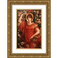 thumbnail image 1 of Dante Gabriel Rossetti 16x24 Gold Ornate Framed and Double Matted Museum Art Print Titled - A Vision of Fiammetta (1878), 1 of 4