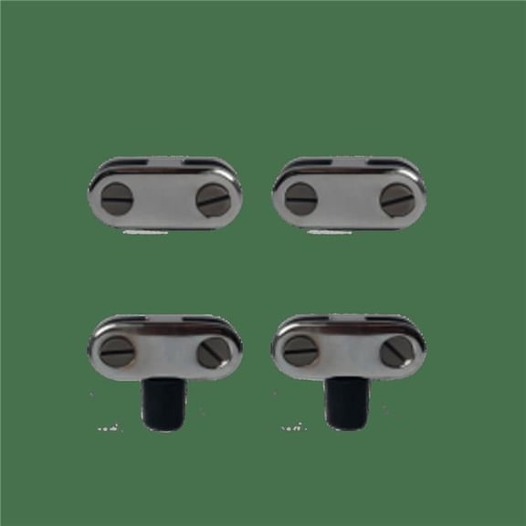 Dante Products GCS-KIT-4PCS Straight Glass Guard Connector Kit - 4 Piece