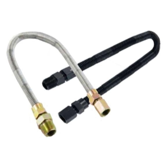 Dante Products H-WF01034-38 34 in. Whistle-Free Stainless Gas Connector Hose with Fittings, Stainless Steel - 0.5 MIP x 0.5 in. FIP - 0.38 in. ID