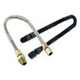 thumbnail image 1 of Dante Products H-WF01046-38B 46 in. Whistle-Free Stainless Gas Connector Hose with Fittings, Black Coated - 0.5 MIP x 0.5 in. FIP - 0.38 in. ID, 1 of 1