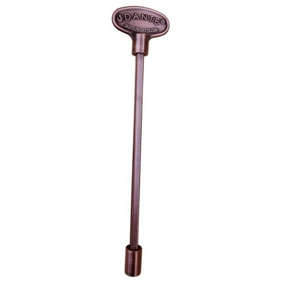 Dante Products NKY.3.AC 3 in. Universal Gas Valve Key, Antique Copper