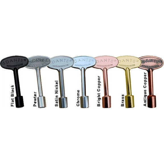 Dante Universal Chrome Gas Fireplace Key