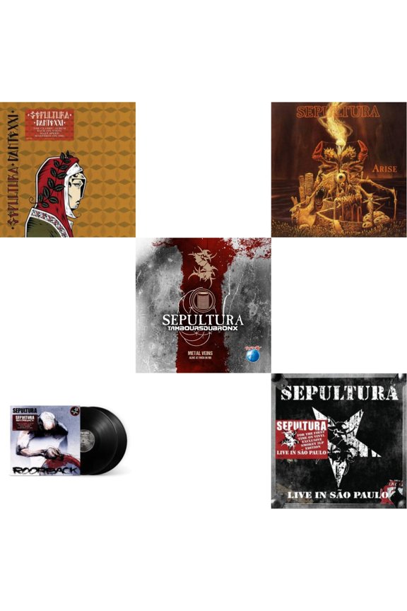 Metal Veins - Alive At Rock In Rio (Limited/2LP) & Roorback & Dante Xxi & Live In Sao Paulo (2LP) & Arise (Expanded Edition)