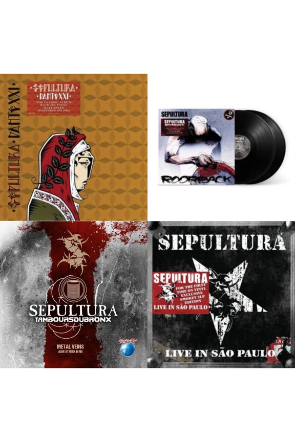 Metal Veins - Alive At Rock In Rio (Limited/2LP) & Roorback & Dante Xxi & Live In Sao Paulo (2LP)