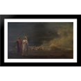 thumbnail image 1 of Dante and Virgil in Hell 40x24 Large Black Wood Framed Print Art by Jean-Leon Gerome, 1 of 2