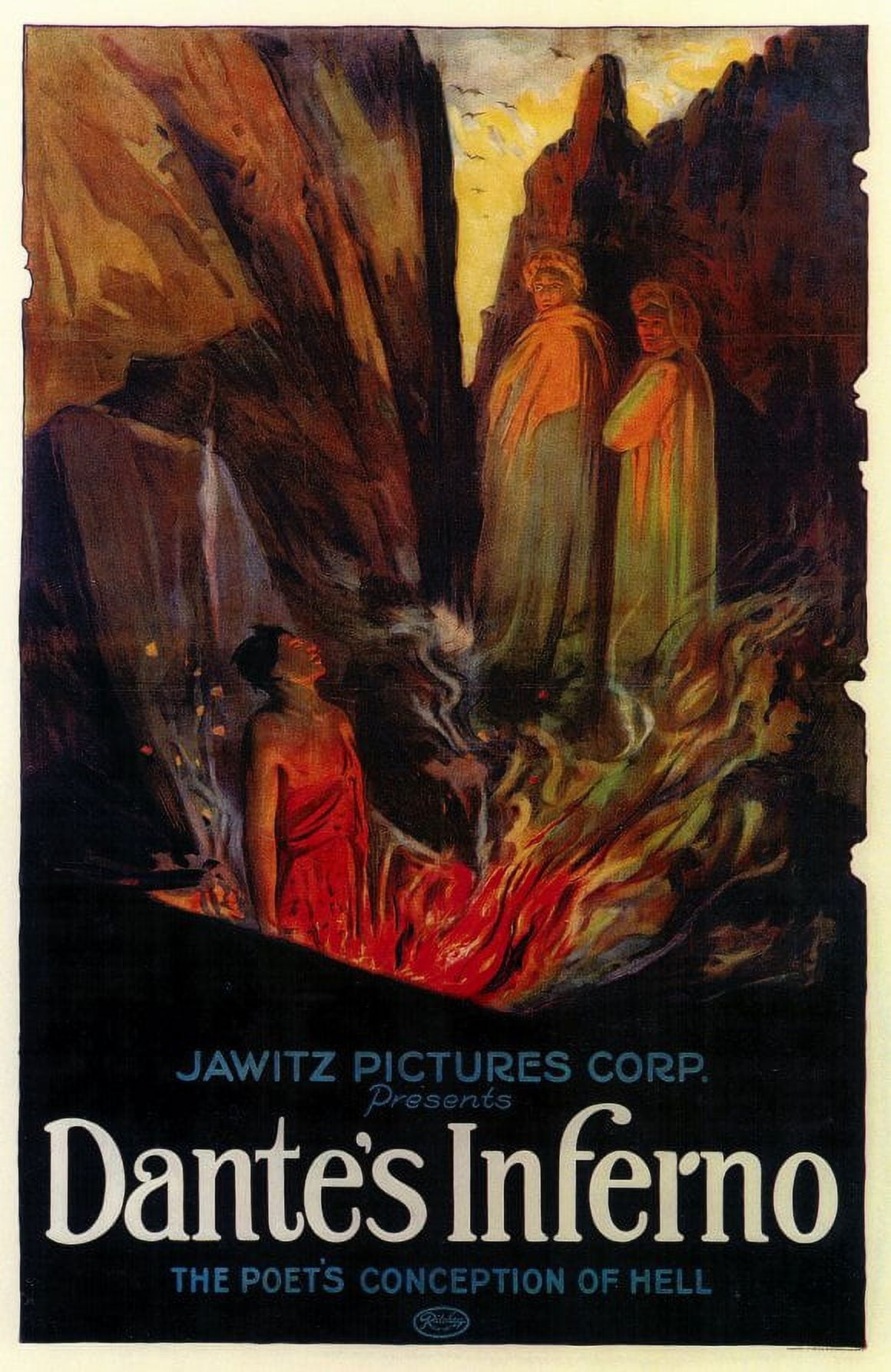 Dante's Inferno Poster - Roman Roads Press