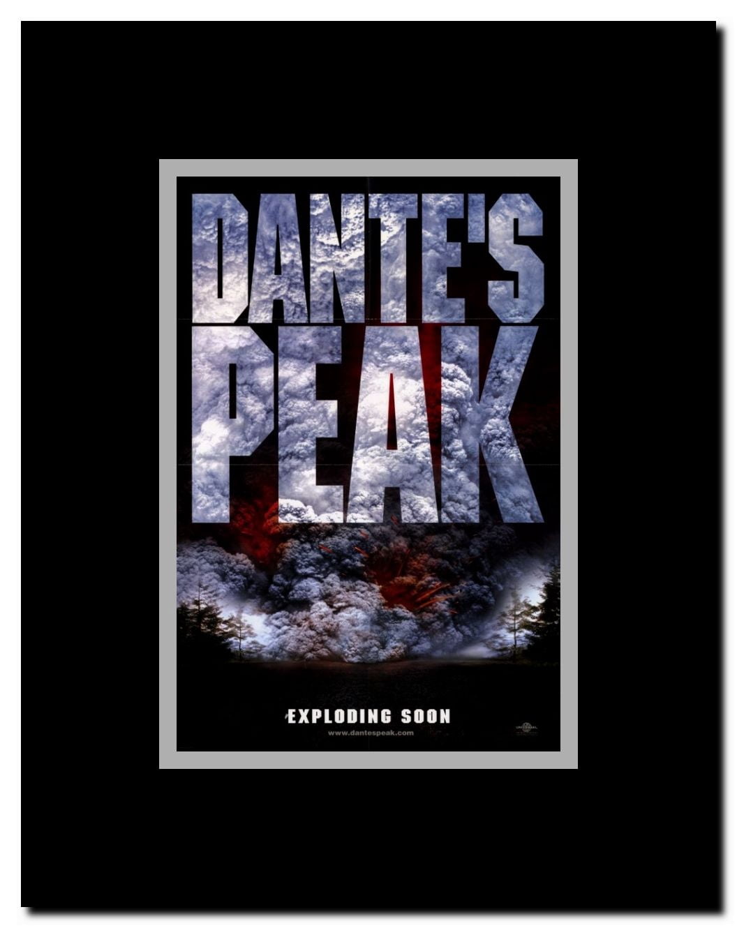 Dante's Peak Framed Movie Poster