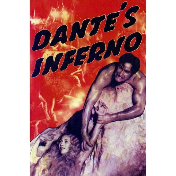 Dantes Inferno Poster Art Entertainment decor Art Poster 24x36 Unframed, Age: Adults, Rectangle AB Posters