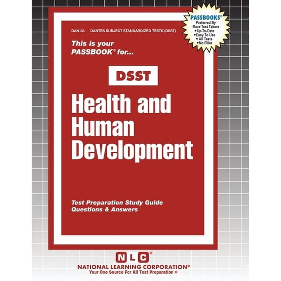 Dantes Subject Standardized Tests (Dsst) Health and Human Development, Book 83, (Paperback)