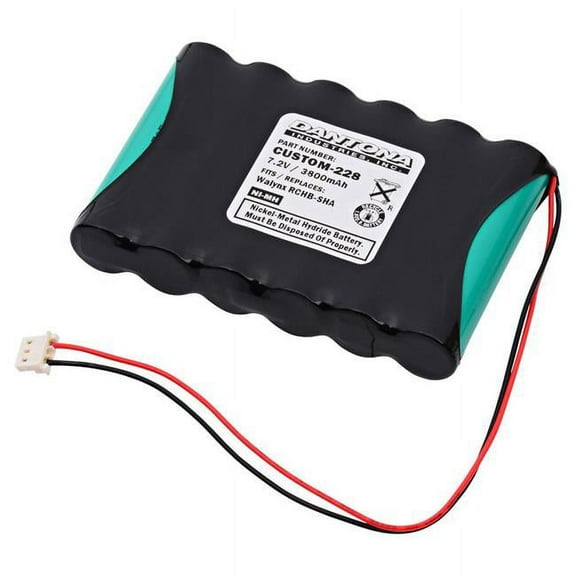 Dantona 4.8V & 800 mAh Replacement Nickel Cadmium Battery for Honeywell - LYNXRCHKIT-SHA Lynx Emergency Lighting