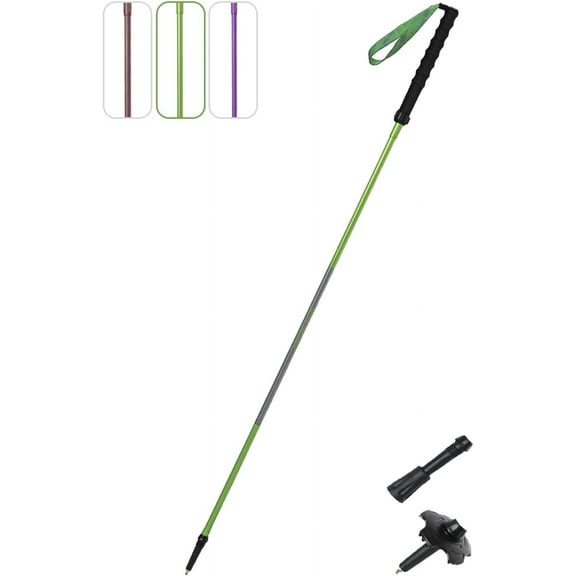 Danuosie Collapsible Trekking Poles, Ultralight Hiking Poles for Men, Women Walking Sticks for Camping, Mountaining, Backpacking, 7075 Aluminum with EVA Foam Grip, 110cm/120cm