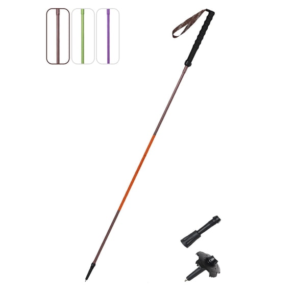 Danuosie Collapsible Trekking Poles, Ultralight Hiking Poles for Men, Women Walking Sticks for Camping, Mountaining, Backpacking, 7075 Aluminum with EVA Foam Grip, 110cm/120cm