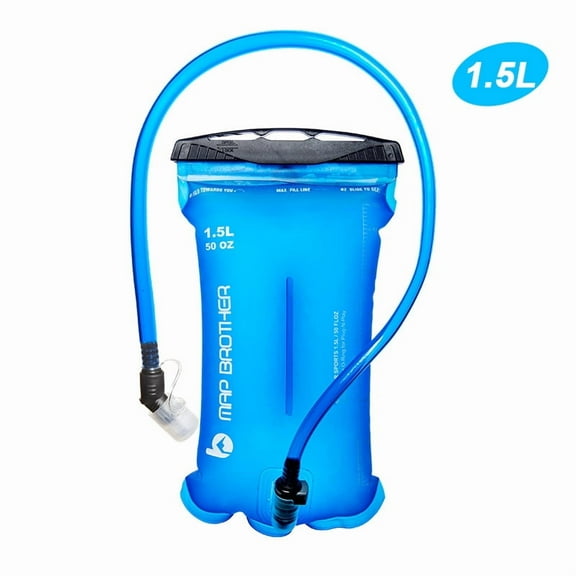 Danuosie Hydration Bladder 1.5L-2L, Leakproof Water Bladder for Hiking Backpack, Large Opening Water Reservoir for Biking, Running Cycling 1.5-2.5 Liter
