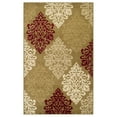 thumbnail image 1 of Danvers Contemporary Floral Damask Indoor Area Rug by Blue Nile Nills - 5' x 8', Brown, 1 of 4