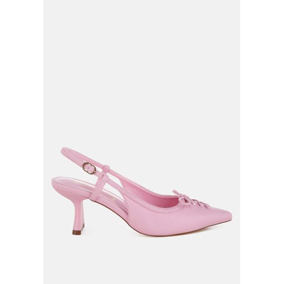 Danvers Kitten Heel Pointy Slingbacks